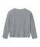 Langärmeliges Kinder-T-Shirt Mädchen blau SMOKING/weiss MARSHMALLOW