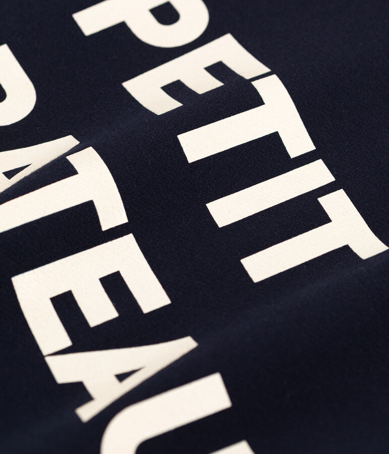 Damen-Sweatshirt aus Molton blau