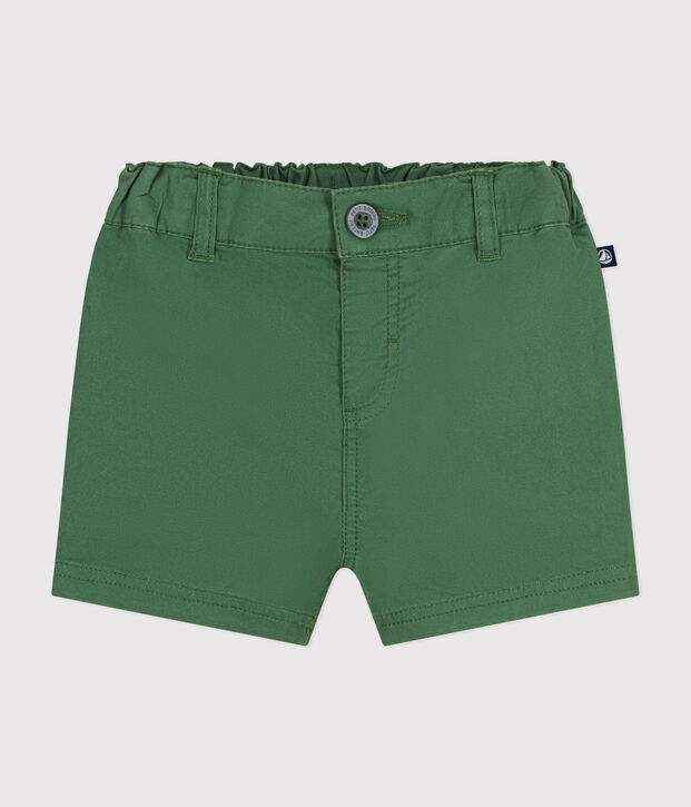 Baby-Shorts aus Serge gr&uuml;n