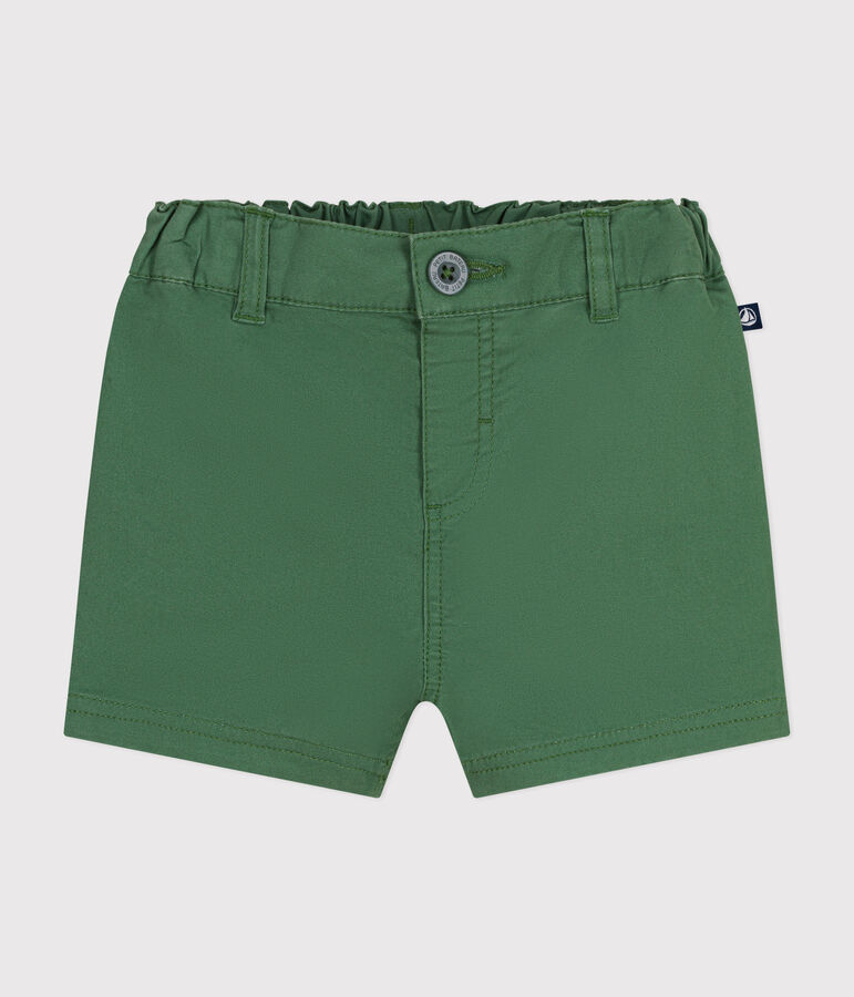 Baby-Shorts aus Serge gr&uuml;n