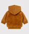 Baby Jungen Kapuzensweatshirt aus Lammfellimitat braun BRINDILLE