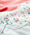 3er-Set langärmelige Baby-Bodys aus Bio-Baumwolle mit Blumenmuster für Mädchen variante 1