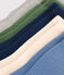 5er-Set Kinder-Socken aus einfarbiger Baumwolle variante 1