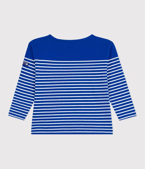 Kinder-Streifenshirt "Marinière" aus Baumwolle blau OLYMPIC/ MILK