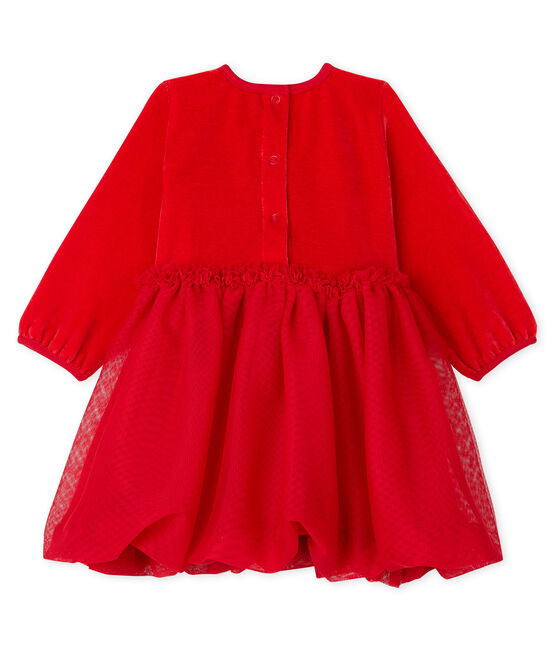 Babykleid für Mädchen rot TERKUIT
