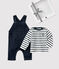 Baby-Geschenkset Latzhose und Matrosenshirt variante 1