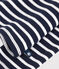 Langärmeliges Kinder-T-Shirt aus Baumwolle mit Streifen blau SMOKING/weiss MARSHMALLOW