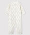 Umwandelbarer Baby-Overall mit Kaninchenprint aus Bio-Baumwolle weiss MARSHMALLOW/weiss MULTICO