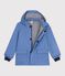 Ikonische Kinder-Regenjacke einfarbig blau