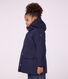 Einfarbiger Kinder-Parka halblang