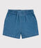 Baby-Shorts aus leichtem Denim blau DENIM CLAIR