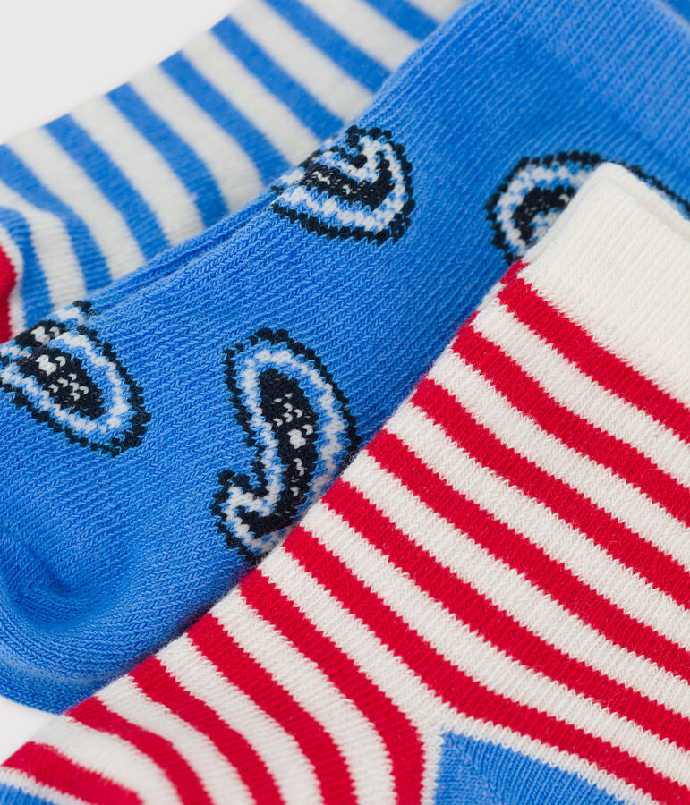 3er-Set Babysocken vielfarbig