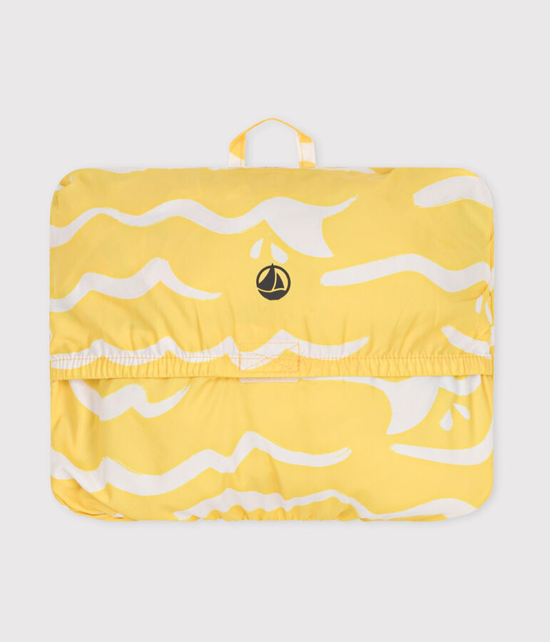 Ultraleichte Kinder-Windjacke gelb/weiss