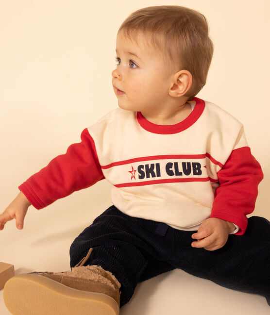 Baby-Sweatshirt aus bedrucktem Molton AVALANCHE/ CORIDA