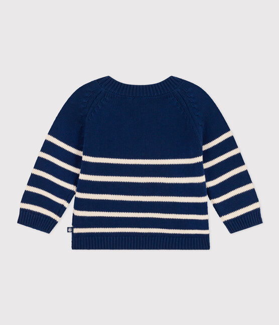 Baby-Pullover aus Baumwolle blau MEDIEVAL/ AVALANCHE
