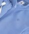 Baby-Set Sweatshirt und Hose aus einfarbiger Baumwolle blau