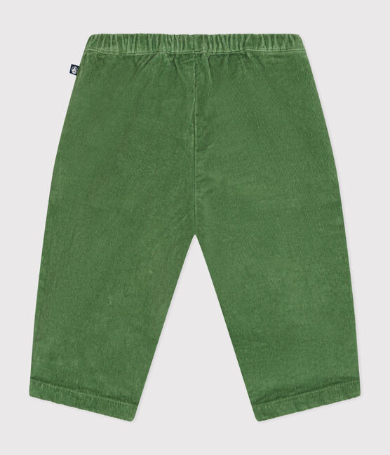 Baby-Hose aus Cord grün PALMERAIE