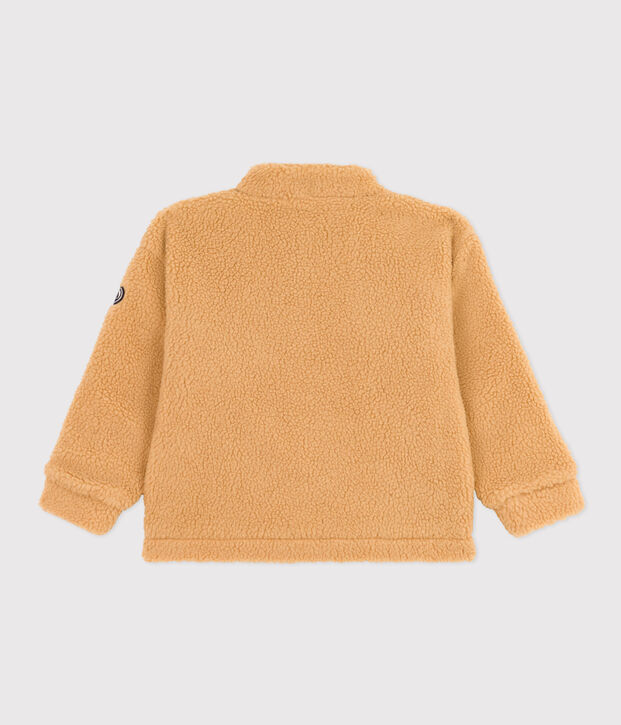 Kinderjacke aus Sherpa beige
