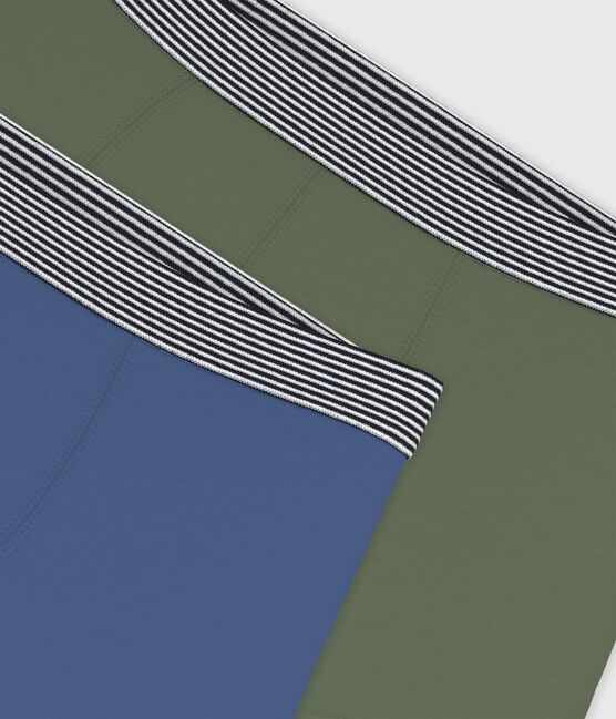 Set Kinder-Boxershorts aus einfarbiger Baumwolle mit Elastan variante 2