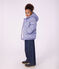 Kinder-Winterjacke mit Herzmotiv violett/vielfarbig