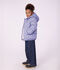 Kinder-Winterjacke mit Herzmotiv violett/vielfarbig
