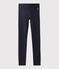 Kinder-Leggings aus Jerseystoff für Mädchen blau SMOKING/gelb OR
