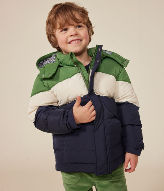 Kinder-Winterjacke für Jungen blau SMOKING/weiss MULTICO