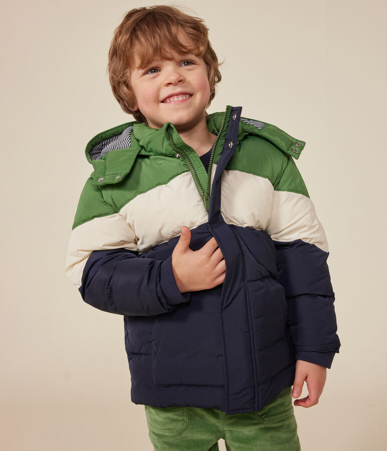Kinder-Winterjacke f&uuml;r Jungen blau/vielfarbig