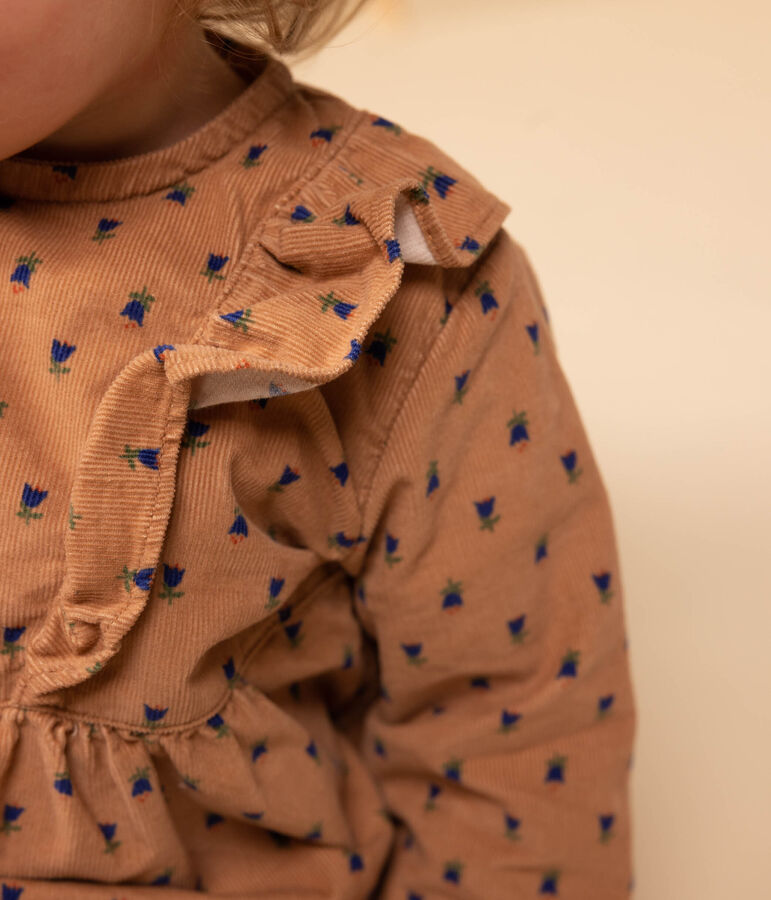 Lang&auml;rmeliges Babykleid aus Feincord SIENNA/ MULTICO