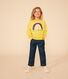 Sweatshirt aus leichtem Molton Kinder/Mädchen