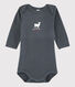 Langärmeliger Baby-Body Jungen