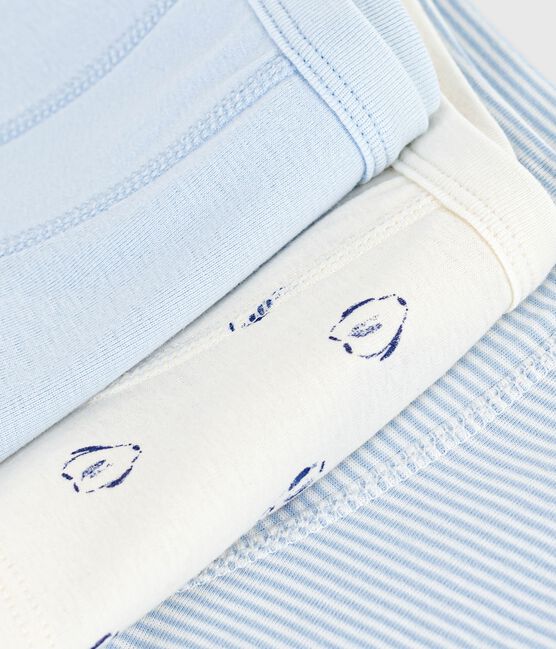 Set Kinder-Boxershorts mit überzogenem Bund aus bedruckter Baumwolle variante 1