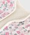 Baby-Weste aus Baumwoll-Popeline und Sherpa mit Muster MILK/ MULTICO