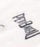 Damen-Sweatshirt aus bedruckter Baumwolle weiss MARSHMALLOW