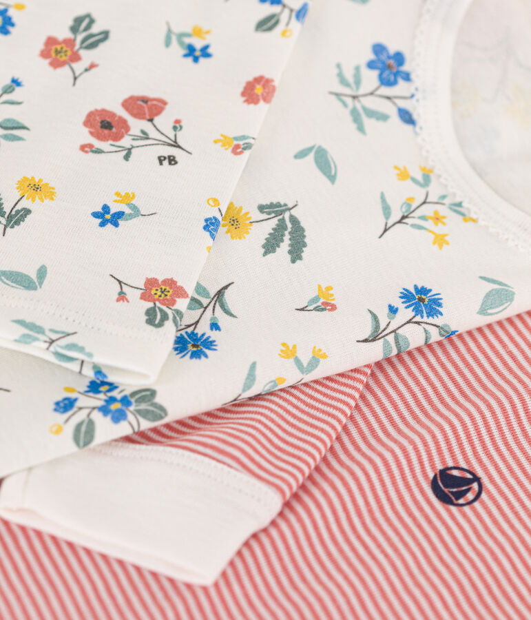 2er-Set Kinderpyjamas aus Baumwolle vielfarbig