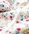 Baby-Nacht-Set aus Frottee für Mädchen weiss MARSHMALLOW/weiss MULTICO
