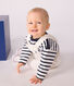 Baby-Latzhose aus einfarbigem Fein-Cord