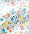 Baby-Leggings aus Baumwolle mit Blumemuster weiss MARSHMALLOW/weiss MULTICO
