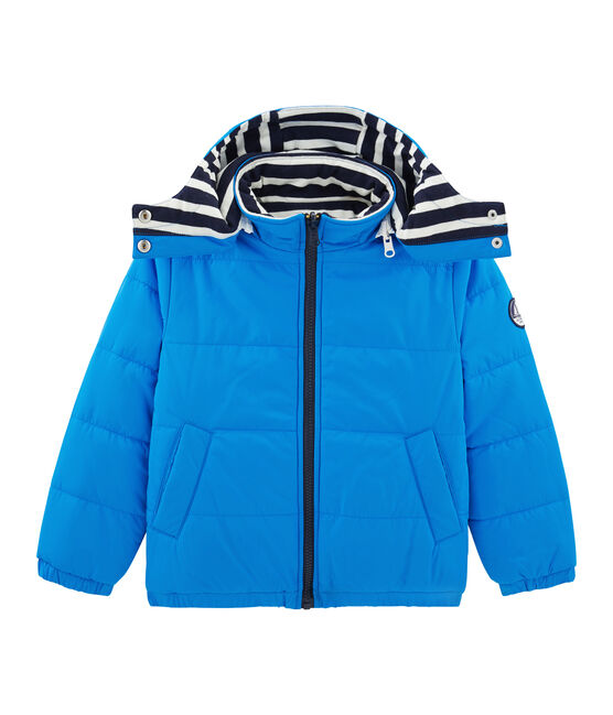 Wattierte Kinder-Jacke blau WAVE