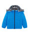 Wattierte Kinder-Jacke blau WAVE