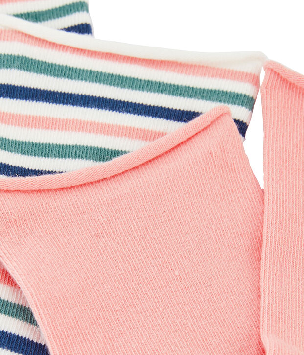 Set aus zwei Paar Damenstr&uuml;mpfen vielfarbig