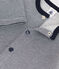 Baby-Cardigan aus dickem Jersey mit Ringelstreifen blau SMOKING/weiss MARSHMALLOW