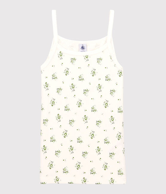Trägershirt L’ICONIQUE aus Baumwolle für Damen weiss MARSHMALLOW/weiss MULTICO