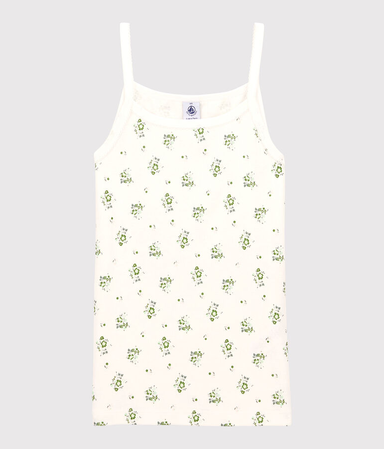 Tr&auml;gershirt L&rsquo;ICONIQUE aus Baumwolle f&uuml;r Damen weiss MARSHMALLOW/weiss MULTICO