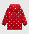Kinder-Regenjacke Mädchen rot TERKUIT/weiss MULTICO