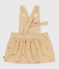 Baby-Kleid aus Fein-Cord mit Blumenstickerei beige CAJOU/ MULTICO