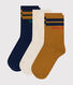 3er-Set Kinder-Socken aus einfarbiger Baumwolle