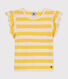 Gestreiftes T-Shirt aus geflammtem Jersey Kinder/Mädchen