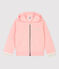 Kinder-Kapuzensweatshirt aus Molton für Mädchen rosa MINOIS
