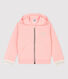 Kinder-Kapuzensweatshirt aus Molton für Mädchen